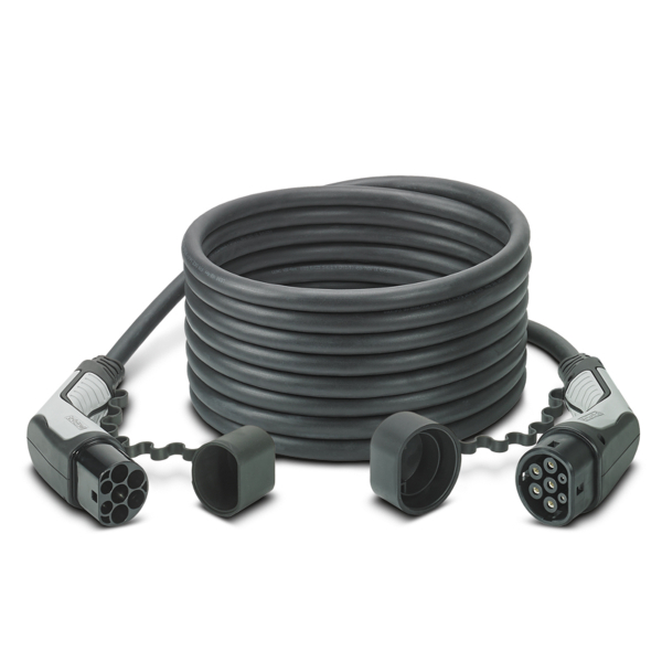 PHOENIX CONTACT Câble de recharge - Type2 - Type2 - 10m - 22kW (triphasé 32A) + Sac - Câbles Type 2 - Type 2 - Carplug