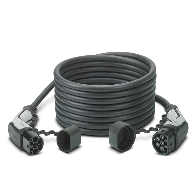PHOENIX CONTACT Câble de recharge - Type2 - Type2 - 10m - 22kW (triphasé  32A) + Sac