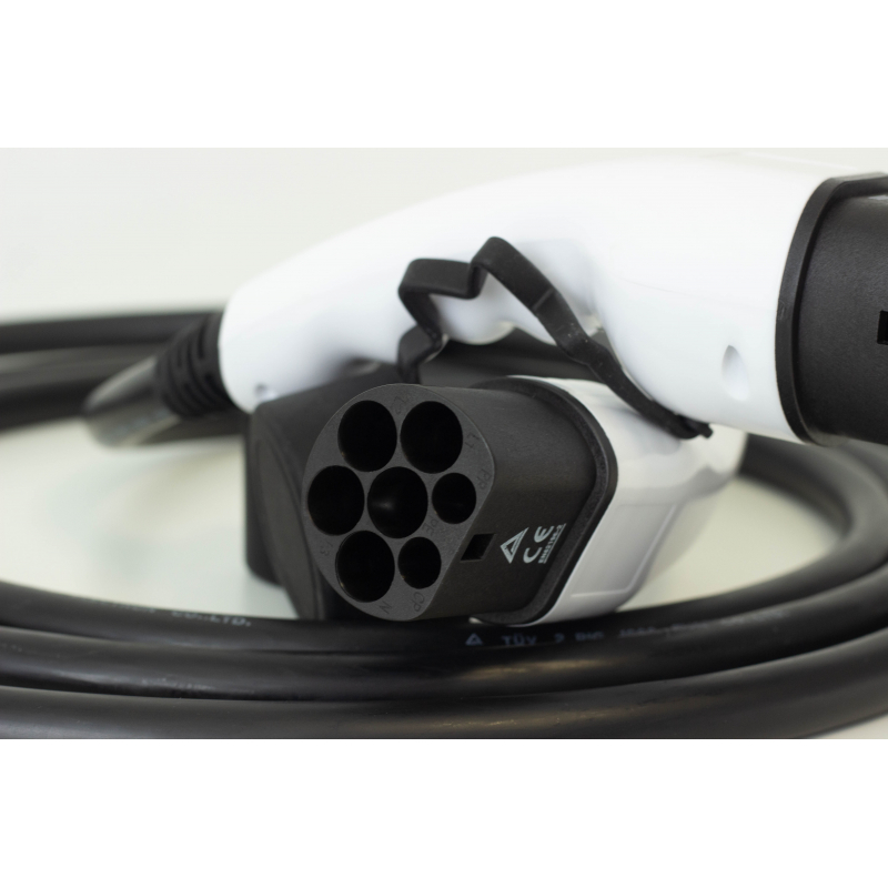 Vhbw Câble de recharge type 2 vers type 2 compatible avec MINI Electric voiture  électrique - 1 phase, 32 A, 7 kW, 10 m
