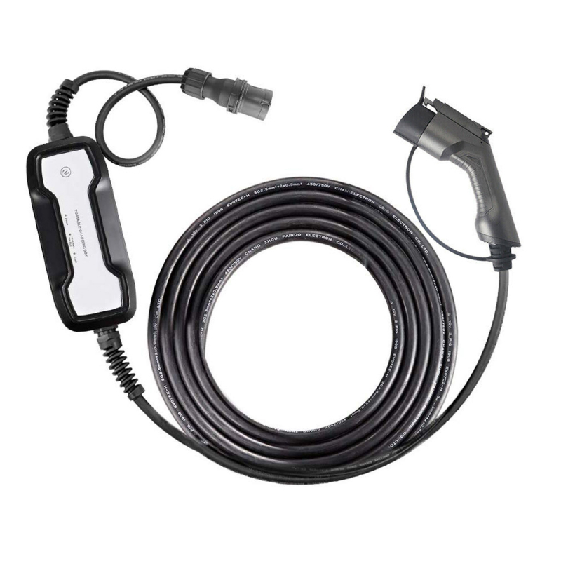 Câble de recharge Type 2 côté véhicule / prise CEE 220 côté borne