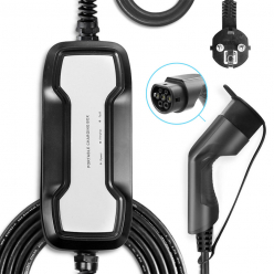 BESEN Chargeur portable - Type2 - 10A - Câble 6m - prise domestique - PCD019T2
