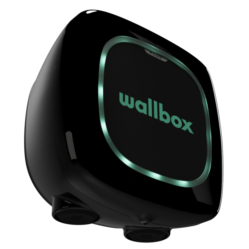 Wallbox Pulsar Plus - Borne de recharge monophasée noire Wifi & Bluetooth  avec câble T2 Phoenix Contact - Kit complet pour voitu