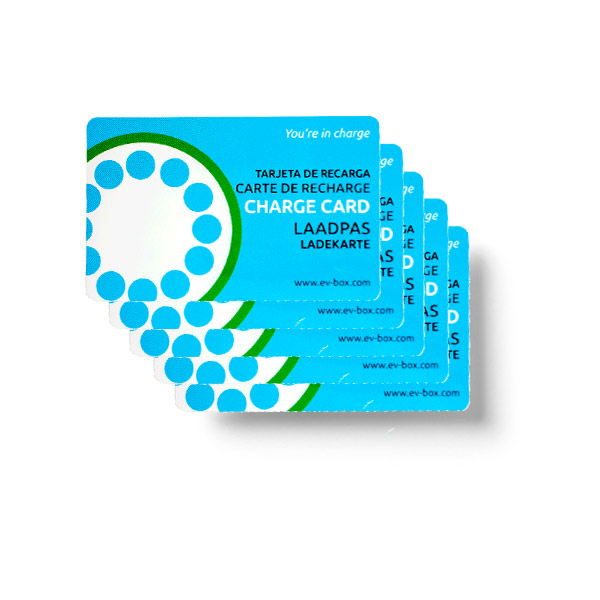 Cartes RFID - compatibles EVBOX uniquement - pack de 5 cartes