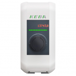 KEBA Borne de recharge P30 125031 a-series - 2,3 à 22kW - T2S - Plug & charge et RFID