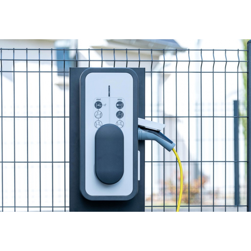 HAGER Borne de recharge Witty Start 22kW - Triphasé - Compatible Linky en  option - accès sécurisé par clés - Bornes de recharge - Maison - Carplug
