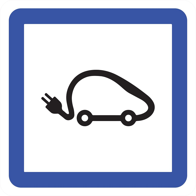 Autocollant indication recharge véhicule électrique CE15i - NF - 10x10 à  120x120cm - Accessoires - Carplug