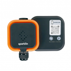 SPARKLIN - Prise renforcée connectée 16A - 3,7kW - wifi - 4G inclus - OCPP