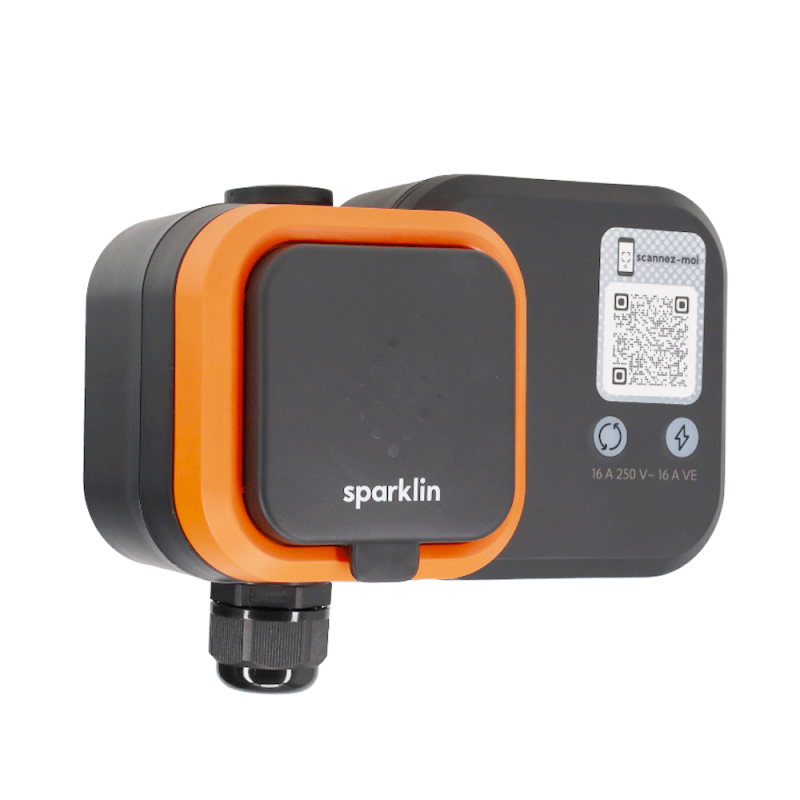 SPARKLIN - Prise connectée renforcée 16A - 3,7kW - wifi - 4G - Prise  renforcée - Carplug