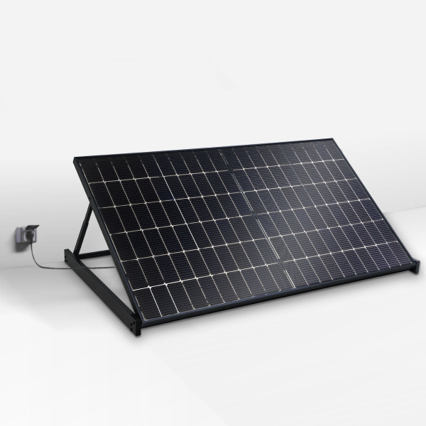 SOLARION Kit Starter panneau solaire Plug & Play 400W - sol & mur - livré monté - Kit solaire Plug & Play - Carplug