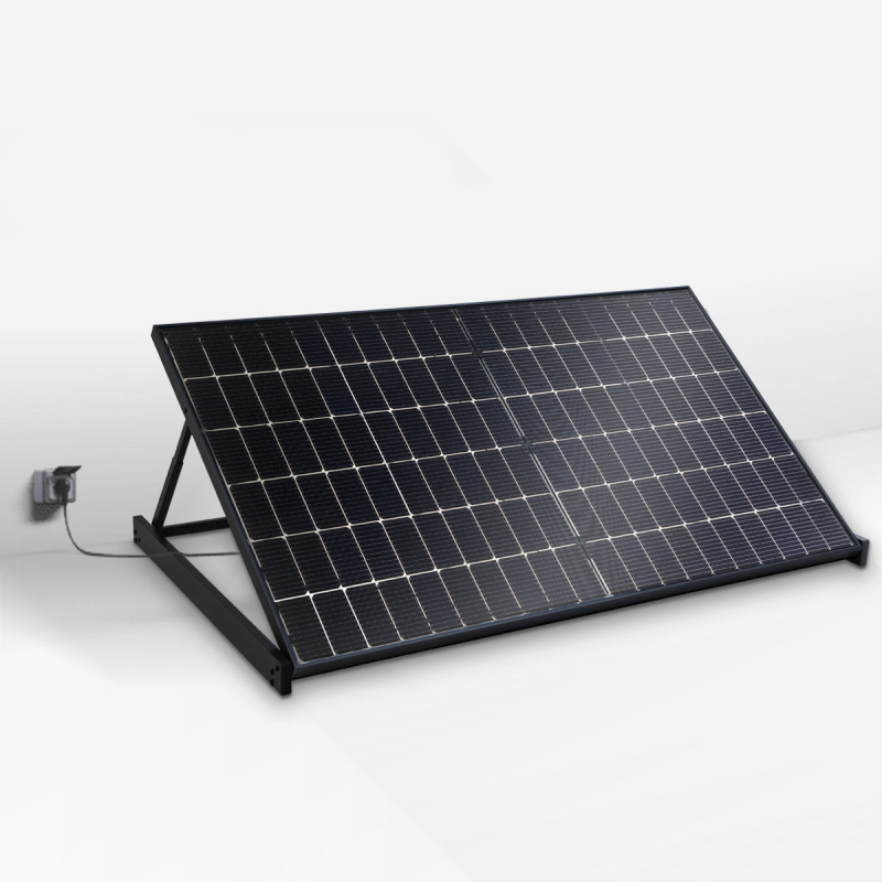 SOLARION Kit Starter panneau solaire Plug & Play 400W - sol & mur