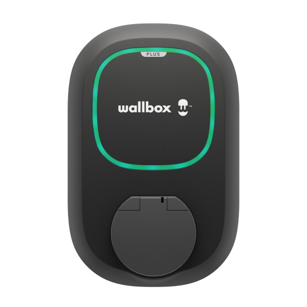 WALLBOX Borne de recharge Pulsar Plus Socket - T2S Type 2 - 1,4 à 22kW - triphasé - Bluetooth - Wifi - WallBox - Carplug