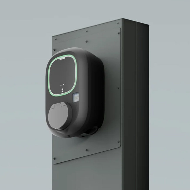 WALLBOX Borne de recharge Pulsar Pro Socket - MID - Type 2S - 1,4 à 22kW - RFID - WiFi & 4G - idéale pour parking d'entreprise